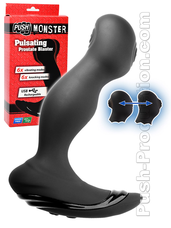 Stimulátor prostaty Push Monster pulzní