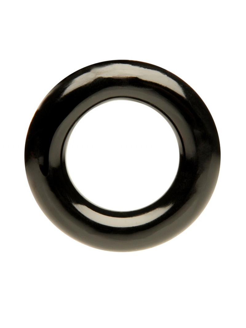 Kroužek Stretch silikonový na penis černý