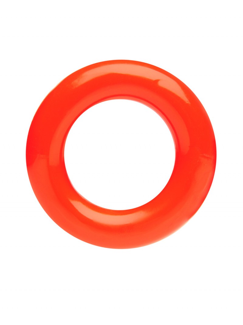 Kroužek Stretch silikonový na penis červený