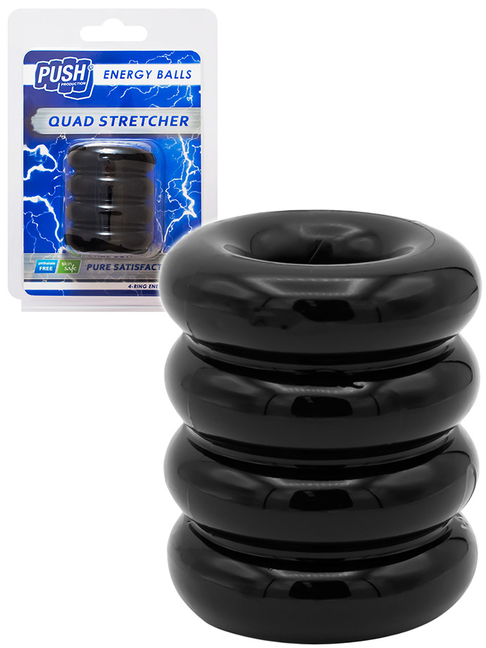 Ballstretcher Push - Quad Stretcher- černý