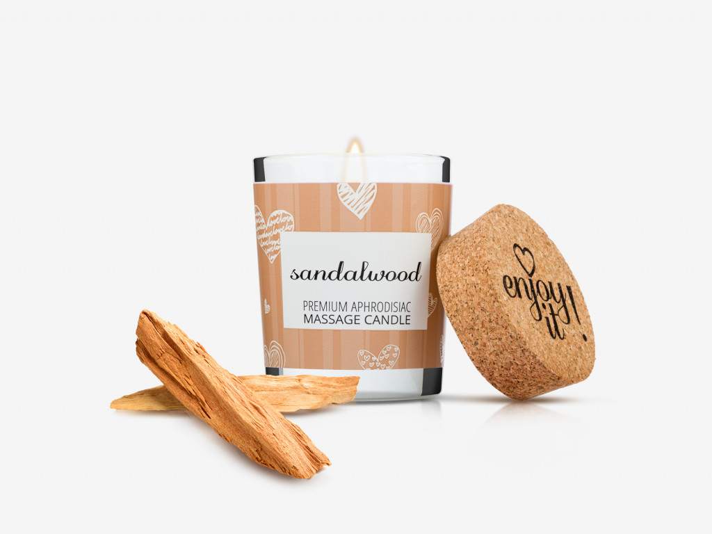 Masážní svíčka na tělo MAGNETIFICO - Enjoy it! Sandalwood