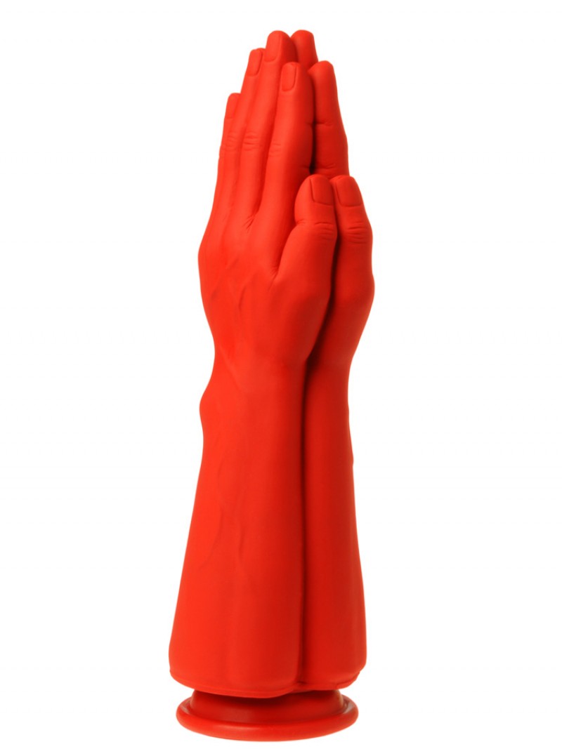 Fist dildo No.3 červené 30 cm