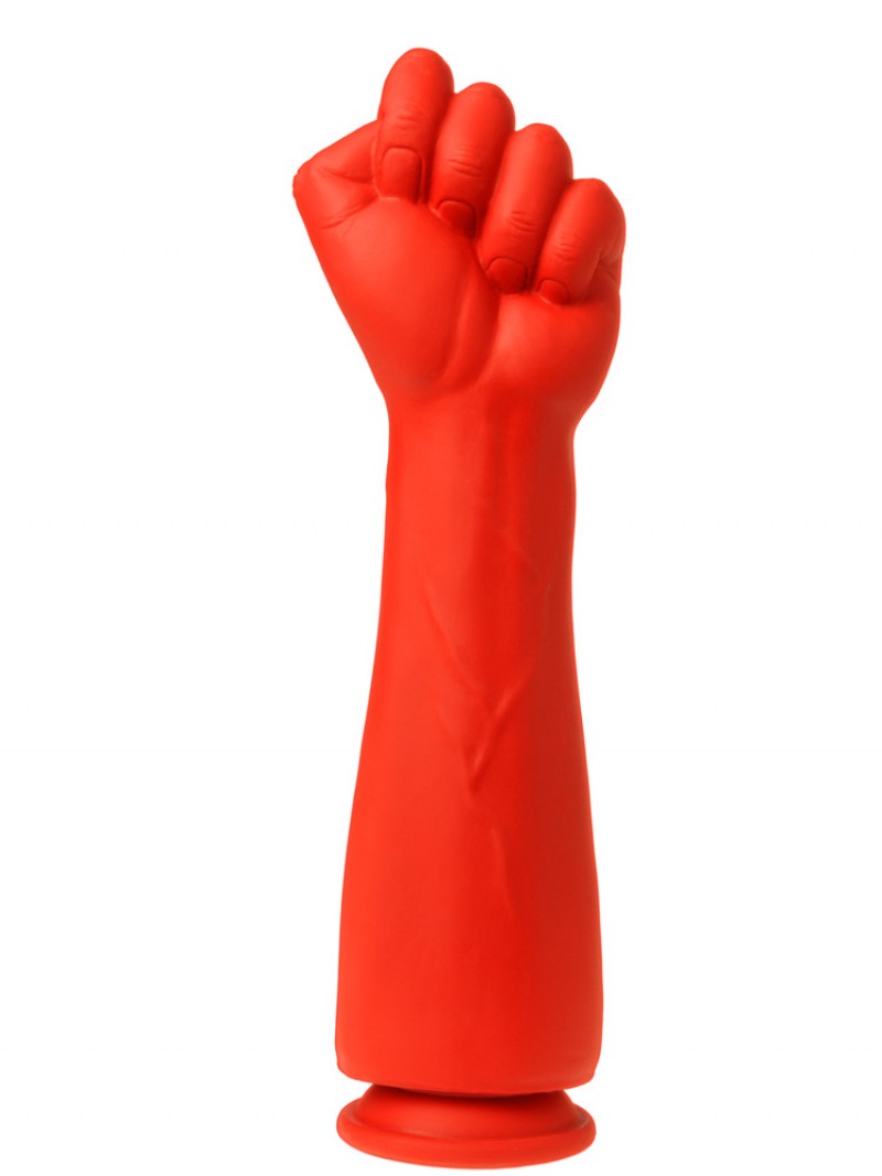 Fist dildo No.2 červené 30 cm