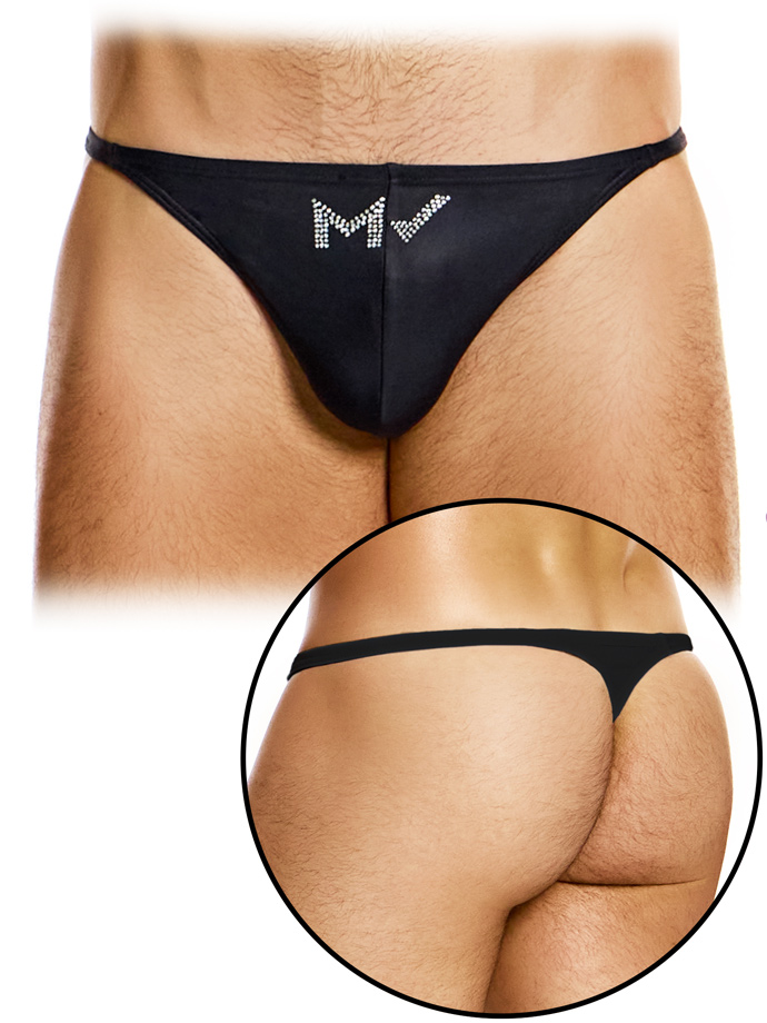 Plavky Diamonds Thong černé
